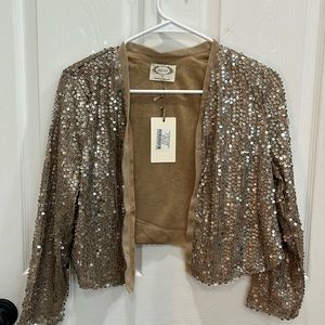 Joyfolie sequin jacket new with tags. Girls size 12